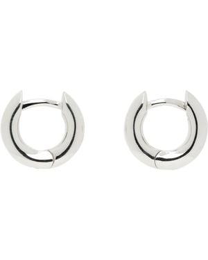Sophie Buhai Small Bagel Hoop Earrings - Black