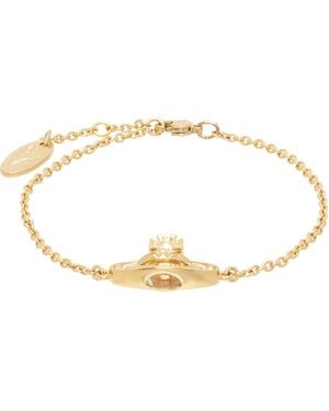Vivienne Westwood ゴールド Pina Bas Relief ブレスレット - ブラック