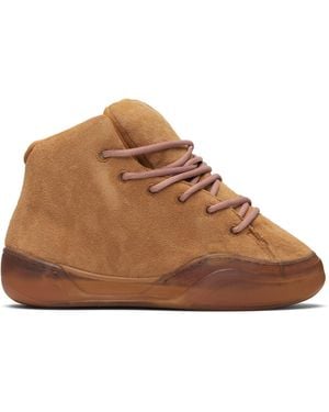 ERL Tan Vamp High Trainers - Black