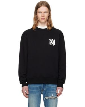 Amiri Ma Core Logo Crew Sweatshirt - Black