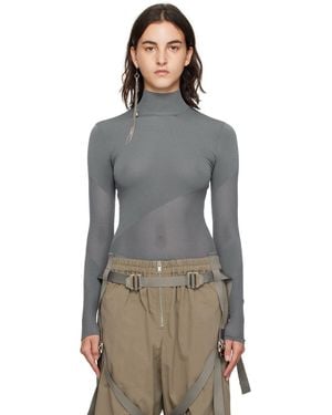 Dion Lee ブルー Helix トップス - ブラック