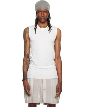 Rick Owens Off- Tower Basic Sl Tank Top - White
