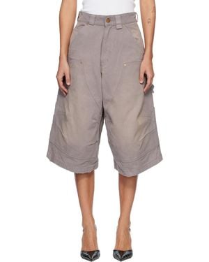 Willy Chavarria Stockton Double Knee Shorts - Multicolor