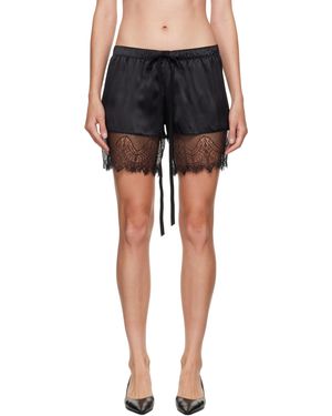 Ann Demeulemeester Vere Lace Micro Boxer Shorts - Black