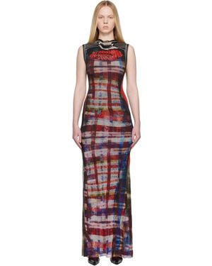 OTTOLINGER Mesh Maxi Dress - Red