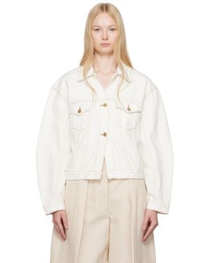 Jacquemus Off- La Croisière 'The Denim De-Nîmes' Denim Jacket - White