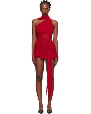 GUIZIO Robe Courte Cyrielle Rouge