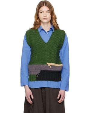 YMC Heidi Sweater Vest - Green