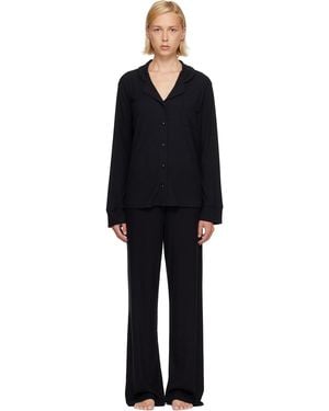 Skims Soft Lounge Sleep Pyjama Set - Black