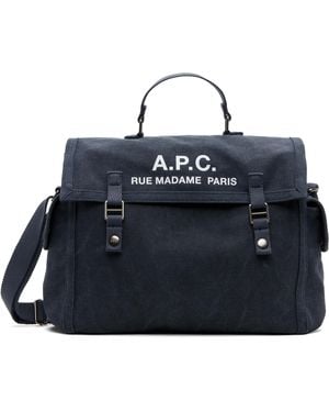A.P.C. Recuperation Satchel - Blue