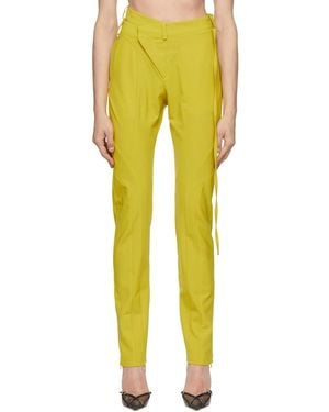 OTTOLINGER Yellow Polyester Trousers