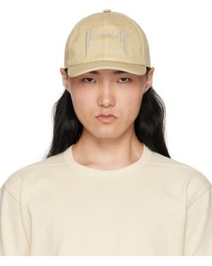 Rick Owens ベージュ 'Hollywood' ベースボールキャップ - ナチュラル