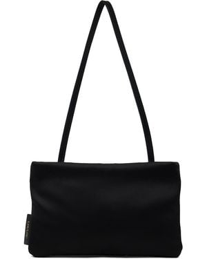 Loulou de Saison Grace Small Satin Baguette Bag - Black