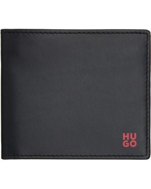 HUGO Stacked Logo' Wallet - Black