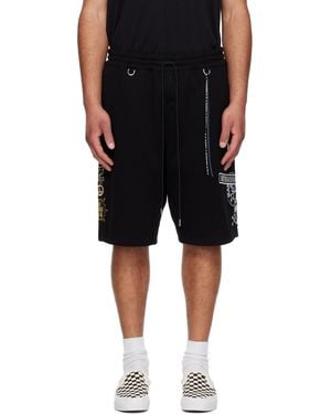 Mastermind Japan Multi Patched Shorts - Black