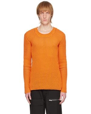 Dion Lee Orange Grid Jumper
