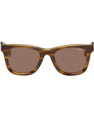 A.P.C. John Sunglasses - Black