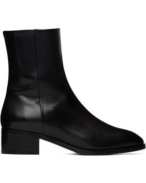 Aeyde Bottines Lee Noires En Cuir