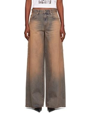 we11done Side-Striped Jeans - Black