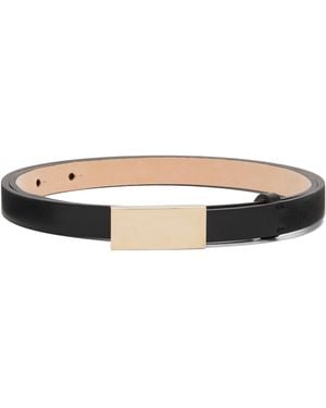 Victoria Beckham Portofino Mirror Micro 15Mm Belt - Brown