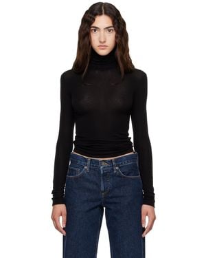 Agolde Ae Pascale Turtleneck - Black
