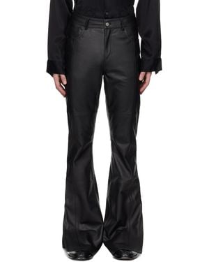 DEADWOOD Prance Leather Trousers - Black