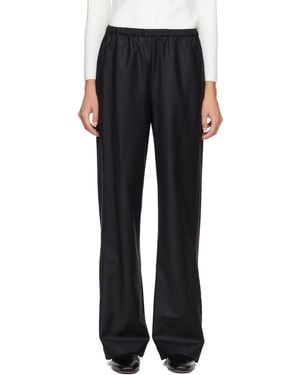Rohe Relaxed Fit Trousers - Black