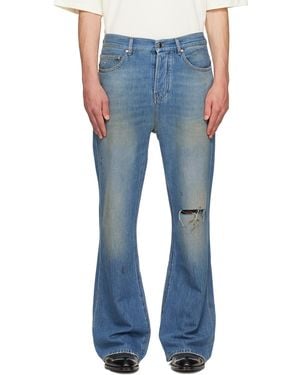 Amiri Slash Bootcut Jeans - Blue