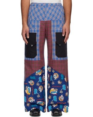 Chopova Lowena Cartoon Vega Trousers - Blue