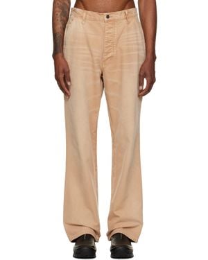 ALEXANDER DIGENOVA Tan Underground Cargo Trousers - Natural