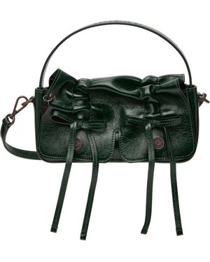 Acne Studios Micro Sac Vert À Poches