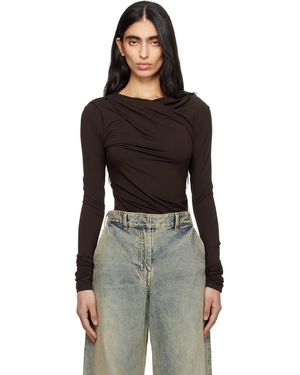 Entire studios Drape Top - Black