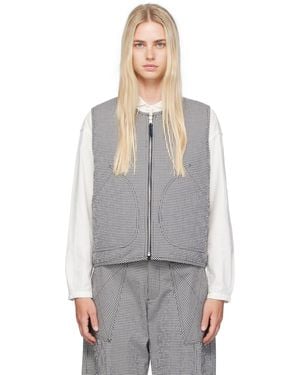 YMC Jackie Gilet Reversible Vest - Black