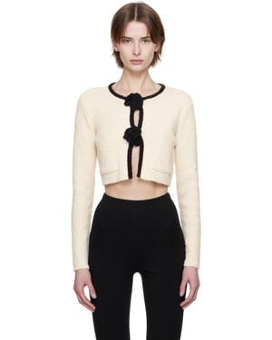 KIJUN SOPHIE Bolero Cardigan Ivory
