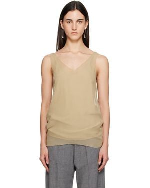 TOTEME Chiffon Slip Top - Natural