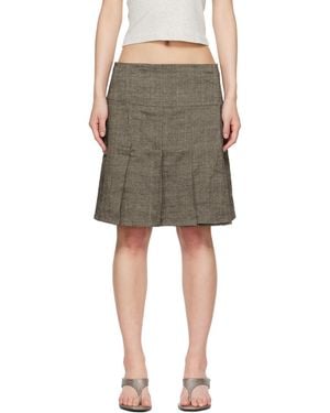Our Legacy Girdle Miniskirt - Grey
