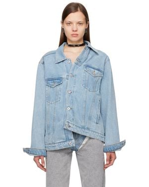 Y. Project Wire Denim Jacket - Blue