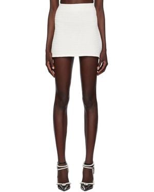 Mach & Mach Zip Miniskirt - Black