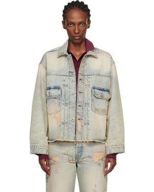 KENZO Paris Denim Trucker Jacket - Multicolour
