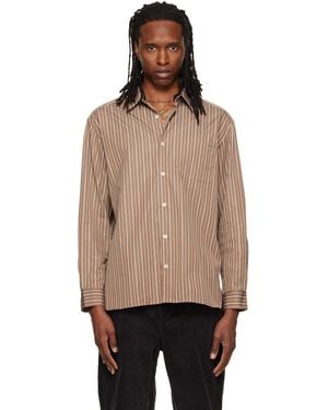 A.P.C. Malo Logo Shirt - Brown