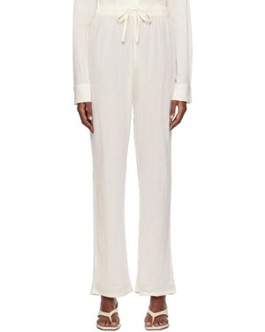 ÉTERNE Pantalon De Détente Willow Blanc Cassé