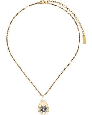 Versace Medusa Necklace - Metallic