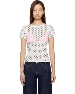 Sandy Liang Off- Effie T-Shirt - Black