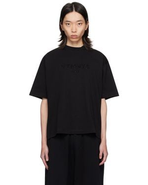 【VTMNTS】VTMNTS PARIS 刺繍 T シャツ VETEMENTS Paris XXXL ロゴ刺繍 コットン Tシャツ 人気