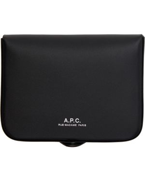 A.P.C. Josh Coin Pouch - Black