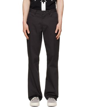 JKEEFER Corey Bootcut Trousers - Black