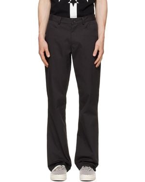 JKEEFER Pantalon Semi-Évasé Corey Gris - Noir