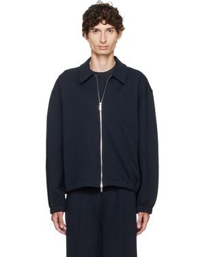 Helmut Lang Terry Zip Jacket - Blue
