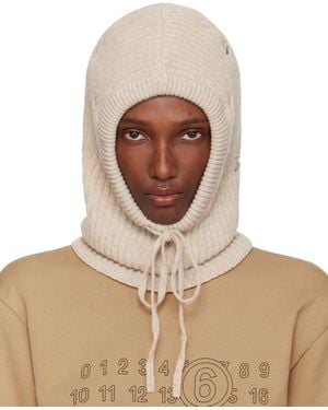 MM6 by Maison Martin Margiela Wool Hood - Natural