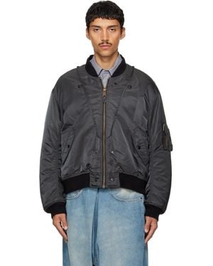 Maison Margiela Reversible Bomber Jacket - Black